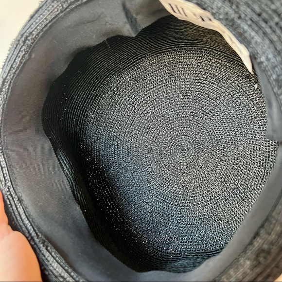 Vintage MARK III Black Bowler Hat With Bow Accent - Picture 5 of 15